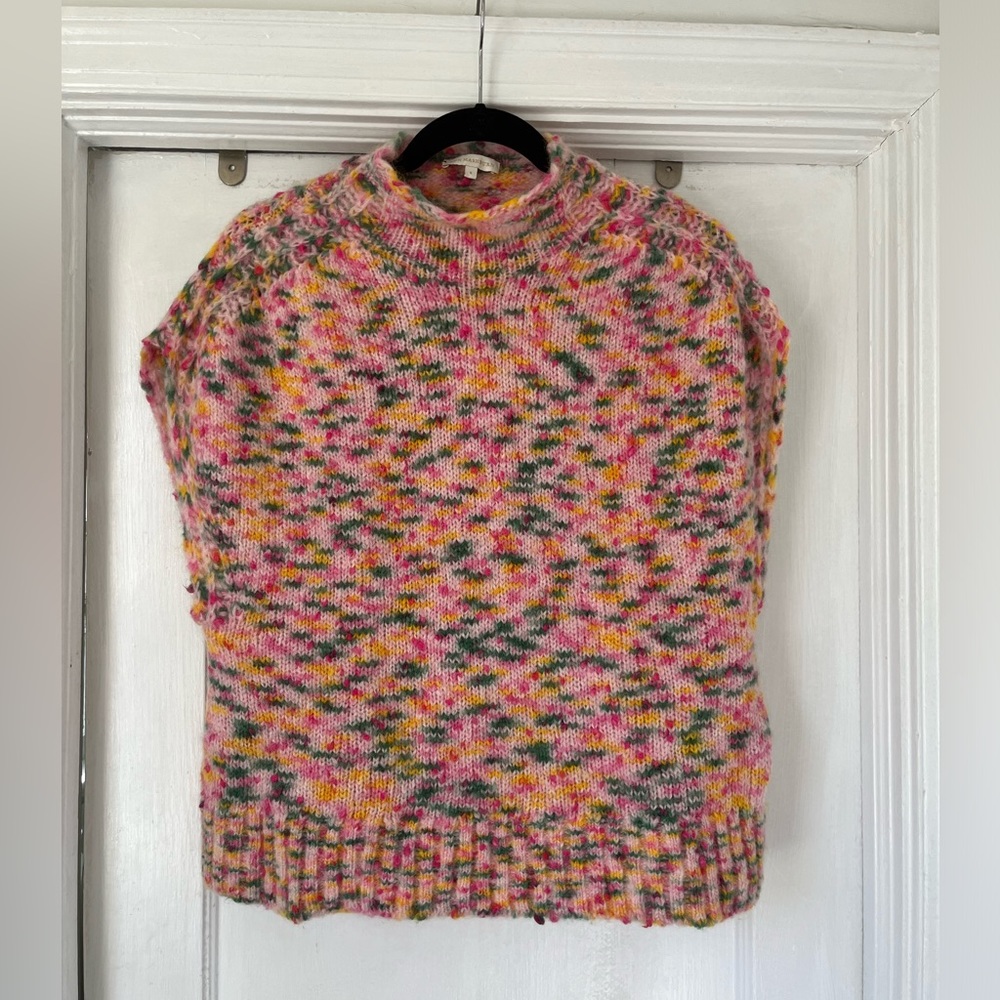 Ann Mashburn Sweater vest in spring colors